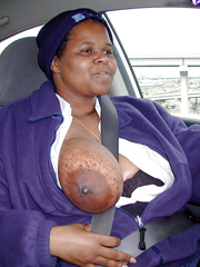 Phat Black Breasts - Black fat woman with a magnificent royal breasts