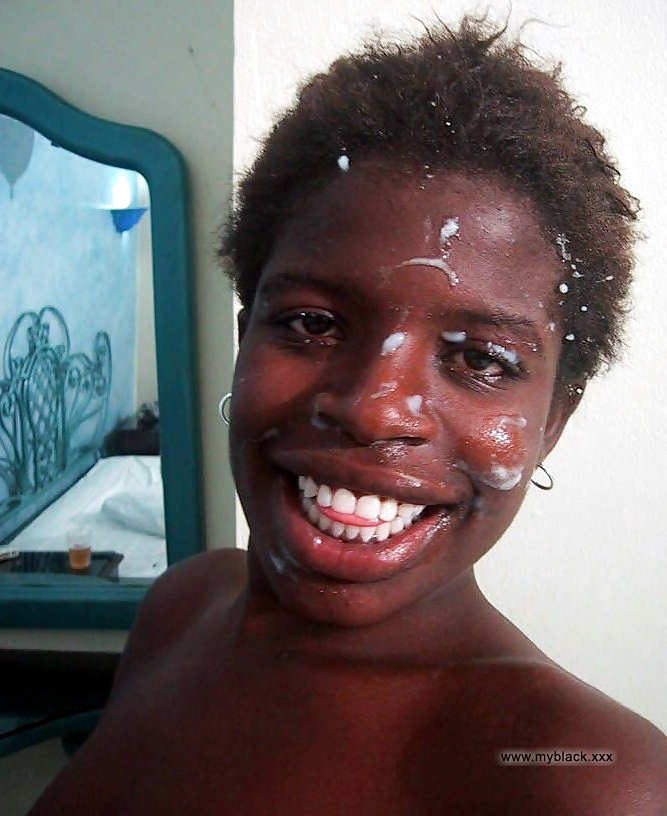Ebony Huge Facial Cumshots - Huge facial cumshot ebony women compilation. Photo #4