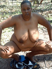 Big Black Mother Nude - Naked Black mother on the big motorcycle