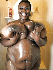 Mature Ebony Big Tits - Black mature housewives show big tits on home cameras